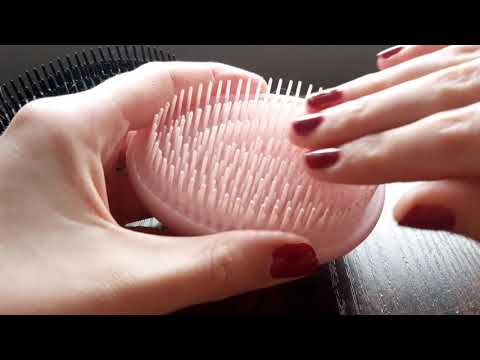 ASMR pure hair-brush sounds for sleep/relaxing/studying 😴