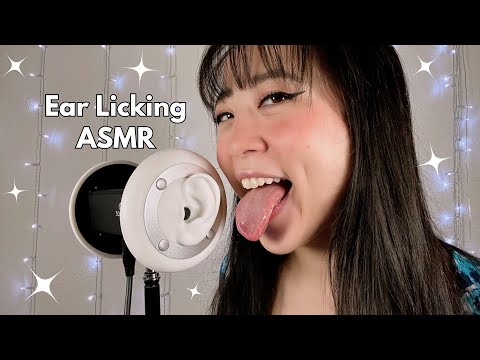 ASMR Slow 3DIO Ear Licking & Mouth Sounds