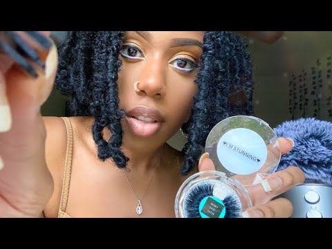 ASMR | Applying Your Lashes & Mine Roleplay (Personal Attention + Close Whispers)