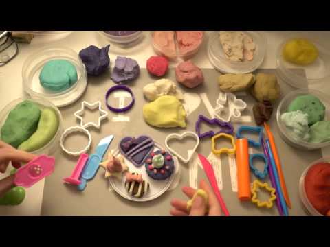 Kid's ASMR Play-Doh Cakes and Cookies | No Talk | Homemade