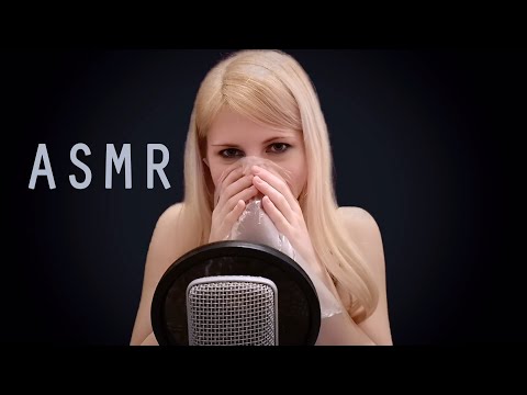 ASMR Whisper | Breathing sounds - normal, cloth and plastic bag