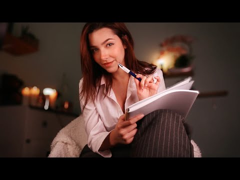 ASMR Therapist Asks You IMPORTANT Questions!