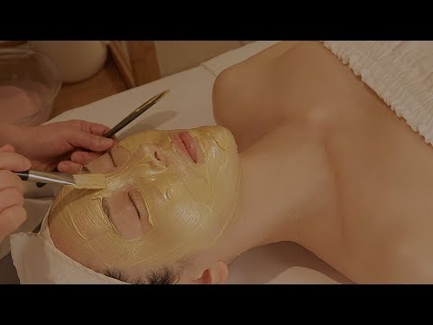 ASMR 힐링마사지 24K 골드테라피 받으면서 주무세요 | Korean SkinCare & Massage 24K Gold Therapy