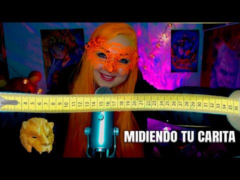 🧡 ASMR Roleplay en español - Midiendo tu CARITA! te hago una mascara (ASMR With MoonFox)