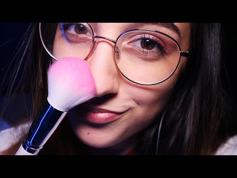[ASMR] Extreme Close-Up Personal Attention ✨Whispering ~ Counting ~ Brushing