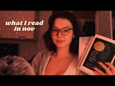 ASMR the book(s) I read in november + current reads