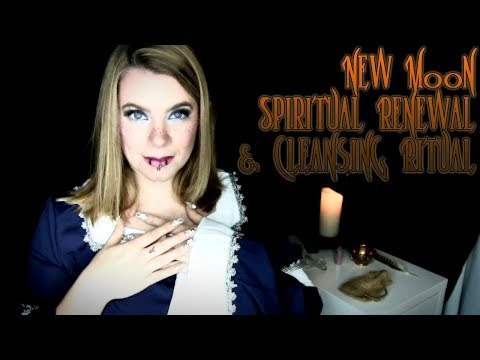 New Moon Renewal Ritual and Crystal Cleansing - ASMR