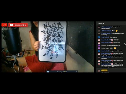 Designing on LiveStream & Yoga Ball + Shout Out