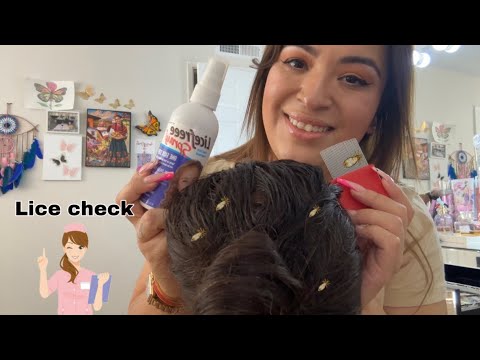 ASMR| School nurse checks your hair for lice- classmate gives you lice again 💆🏼‍♀️