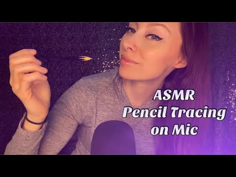 ASMR Pencil Tracing on Mic