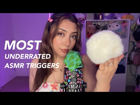 ASMR most UNDERRATED triggers! 💜 | Whispered