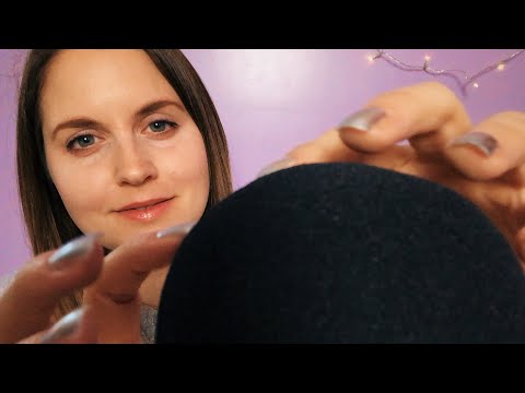 ASMR ⭐️ Mic Scratching with Mouth Sounds and Kisses 💋