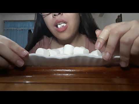 ASMR Eating Marshmallows (sponsored by Cousin)