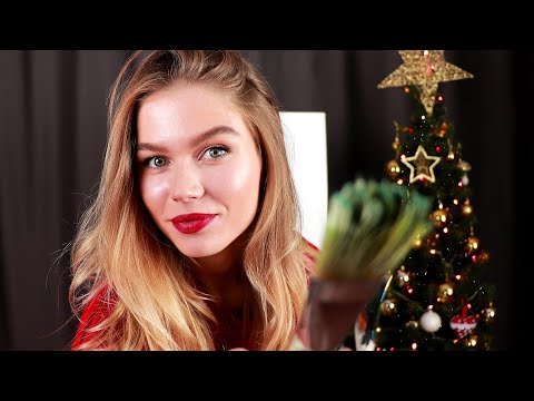[ASMR] Painting Christmas Tree on Canvas to Help You Sleep