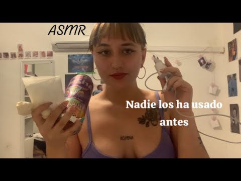 ASMR sonidos con OBJETOS que NADIE ha usado antes/asmr ESPAÑOL