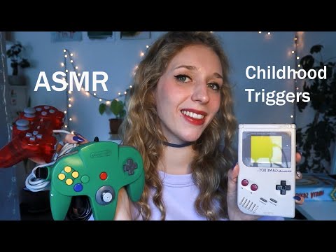 Nostalgic Childhood Triggers 🎮 𝐀𝐒𝐌𝐑 👾 Game Boy, Controller, Pokémon Cards
