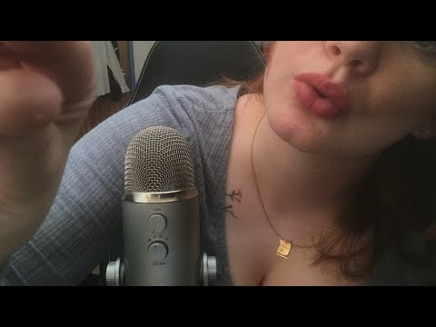 ASMR|| Personal attention, face plucking, finger flutters and clicks