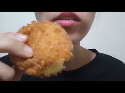 ASMR (SUB) Cheese croquette EATING SOUNDS mouth sounds