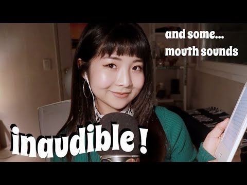 [한국어 Korean ASMR] 처음부터 끝까지 알아들을 수 없는 소리 Inaudible sounds