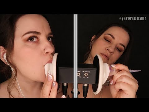 ASMR Intense and Unpredictable Ear Attention [EAR LICKING][MOUTH SOUNDS] (NO TALKING)