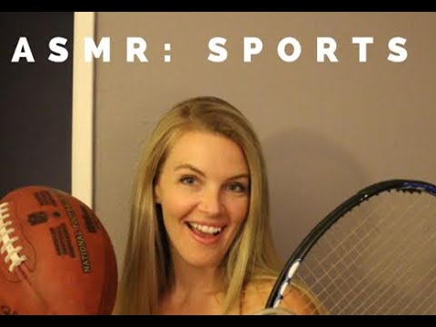 ASMR | SPORTS EDITION | Scratching, whispers and tapping with sports equipment