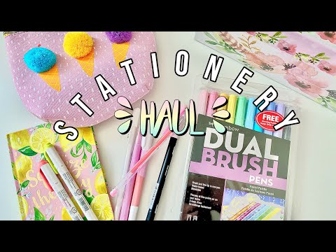 Stationery haul! AESTHETIC