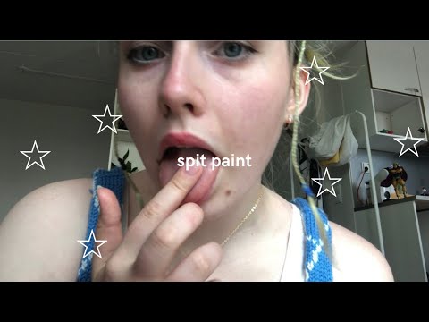 lofi asmr! [no talking] spit paint!