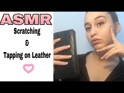 ASMR | Scratching and Tapping on Leather ~ INTENSE TINGLES 🔥😻
