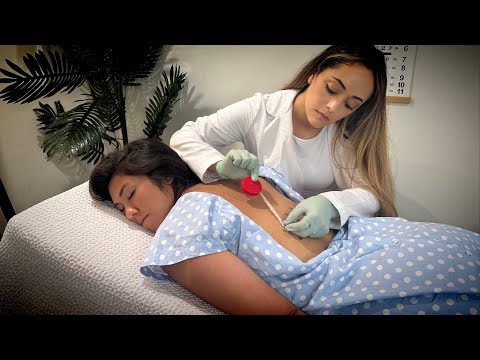 ASMR Abdominal Assessment & Allergy Test | Soft Spoken Real Person Roleplay