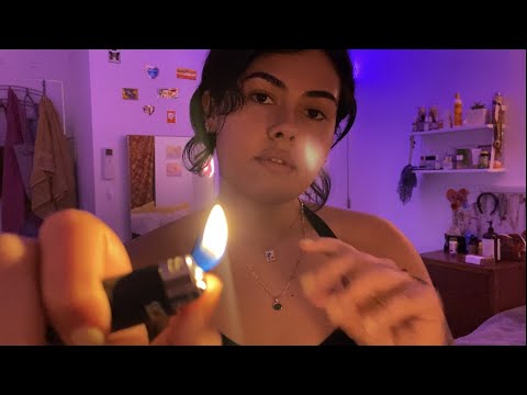 ASMR  Lo-fi Hand Movements, Light Triggers, and Affirmations