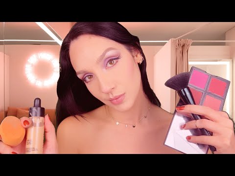ASMR - Girlfriend Does Your Makeup Roleplay For Sleep | Personal Attention