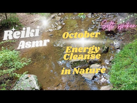 ✨Reiki ASMR~October Aura Cleanse with Nature footage and sounds for relaxation