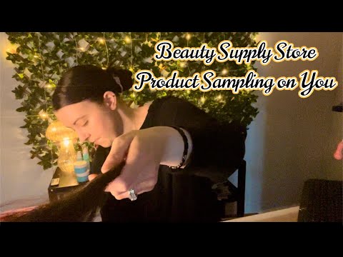 ASMR Beauty Supply Store (realistic hair and makeup application)