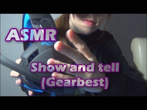ASMR español show and tell Gearbest/ review/tapping