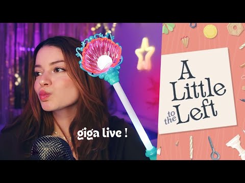 GIGA Live ASMR : triggers, blabla et gaming, on joue à A little to the left (speedrun)!