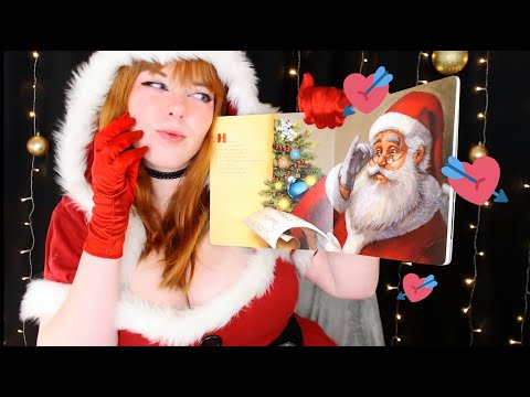 ASMR | Reading cozy holiday stories to help you sleep (soft spoken, tapping)