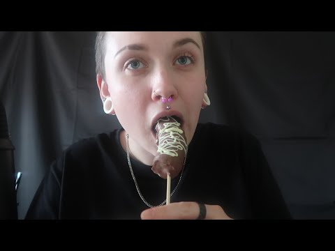ASMR Eating Chocolate Covered Bananas [Intense Eating Sounds]