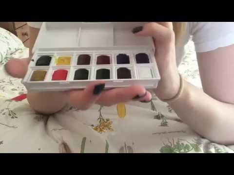ASMR Watercolour Palettes Show and Tell