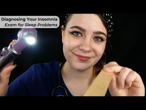 🩺 Diagnosing Your Insomnia | Very Relaxing Exam for Sleep Problems 💤 | ASMR Soft Spoken Medical RP