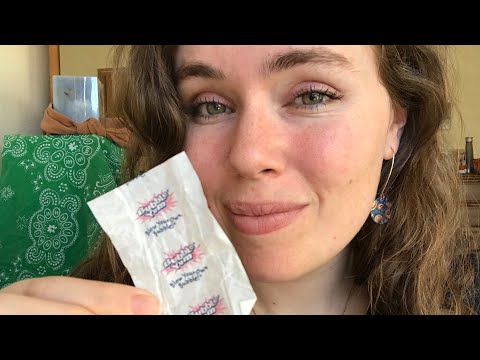 ASMR Bubble Gum/Gum Chewing Mouth Sounds, and Soft Spoken Ramble