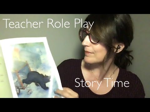 ASMR (Binaural) School Teacher Role Play | Page Turning and Crinkly Sounds for Tingles | Story Time
