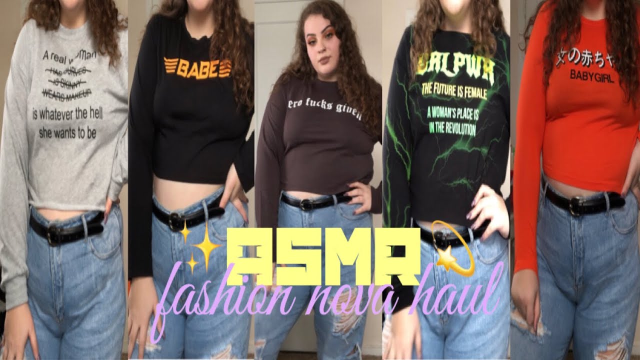 ASMR Fashion Nova Try-On Haul ✨