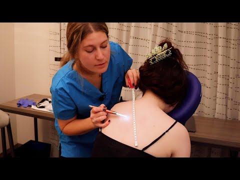 [ASMR Real Person] Chiropractic Exam with Nervoscope for Chronic Sharp Pains