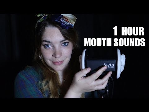 ASMR 1HR Intense Mouth Sounds!  👄Gum Chewing, Ear Eating, Massage and more [Binaural]