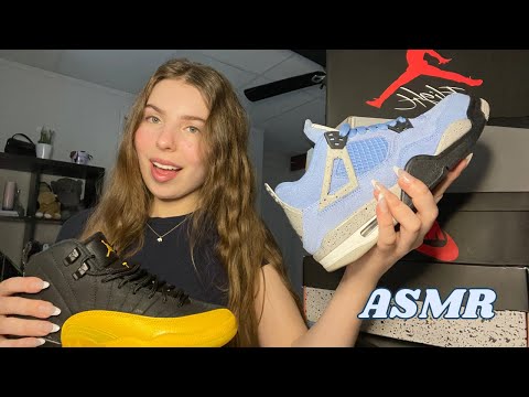 ASMR shoes collection part 3 (scratching, tapping, unboxing)