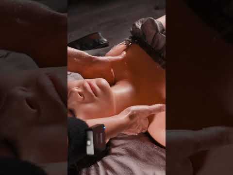 Relaxing massage ASMR for Ksenia - shoulder and neck massage #asmr