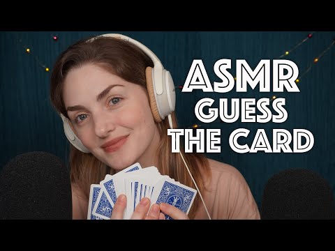 ASMR | Card Triggers (guess the card and card games)