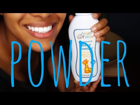 ASMR Powder Play | HAND SOUNDS + HAND MOVEMENTS | No Talking (Subscriber Request)