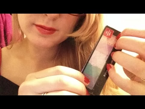 ASMR Make-up & Cosmetics Role Play - Soft Spoken, Tapping, Brushing, Funny story @ the end