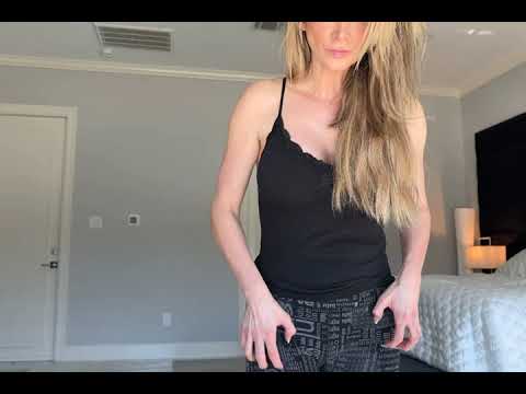Ultimate Fabric Scratching Yoga Pants with Long Nails ASMR